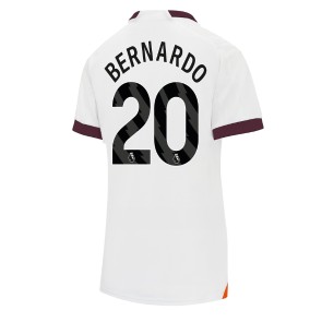 Manchester City Bernardo Silva #20 Bortatröja Kvinnor 2023-24 Kortärmad
